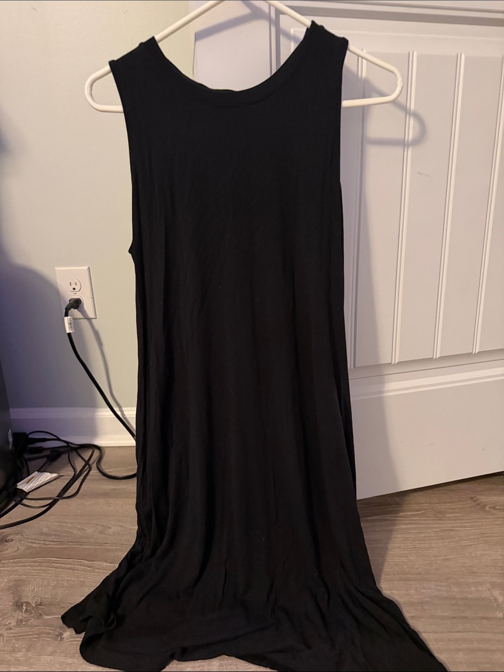 Time and Tru Black Sleeveless Dress